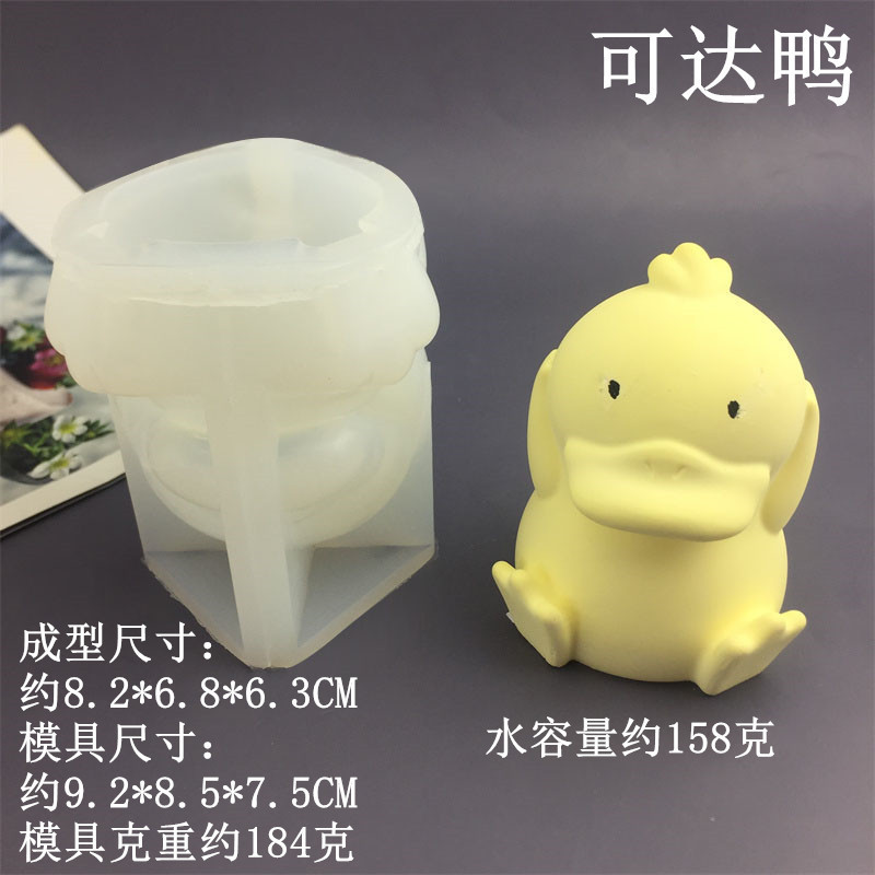Hoạt Hình Capybara Sữa Rồng Psyduck Thỏ Khuôn Silicon Mousse Bánh Pudding Phô Mai Khuôn Socola