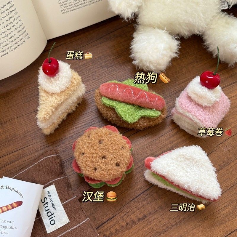 Kẹp tóc bánh mô phỏng sang trọng dễ thương