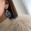 Handmade Tinh Tế Hoa Zircon Thanh Lịch Phong Cách Mới Nhẹ Bông Tai Sang Trọng Bán Buôn