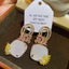 Tua Rua Handmade Phong Cách Mới Zircon Thời Trang Thanh Lịch Nhẹ Bông Tai Sang Trọng Bán Buôn