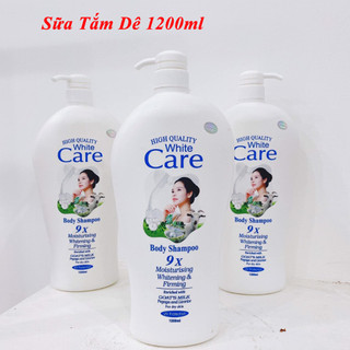 (chuyên sỉ)---Sữa tắm dê white care 9X trắng da 1200ml#...