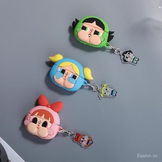 [Mặt dây chuyền] 2025 Phong cách mới Powerpuff Ba chiều dành cho bé gái Tai nghe nhét tai Bluetooth không dây Vỏ bảo vệ miễn phí Mặt dây chuyền SDTH đa năng