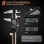 Caliper kỹ thuật số CORALTIDE, Caliper Vernier 6 inch tự động tính năng, Chuyển đổi inch / milimét bằng thép không gỉ chính xác Máy đo tốc độ kỹ thuật số có độ chính xác cao