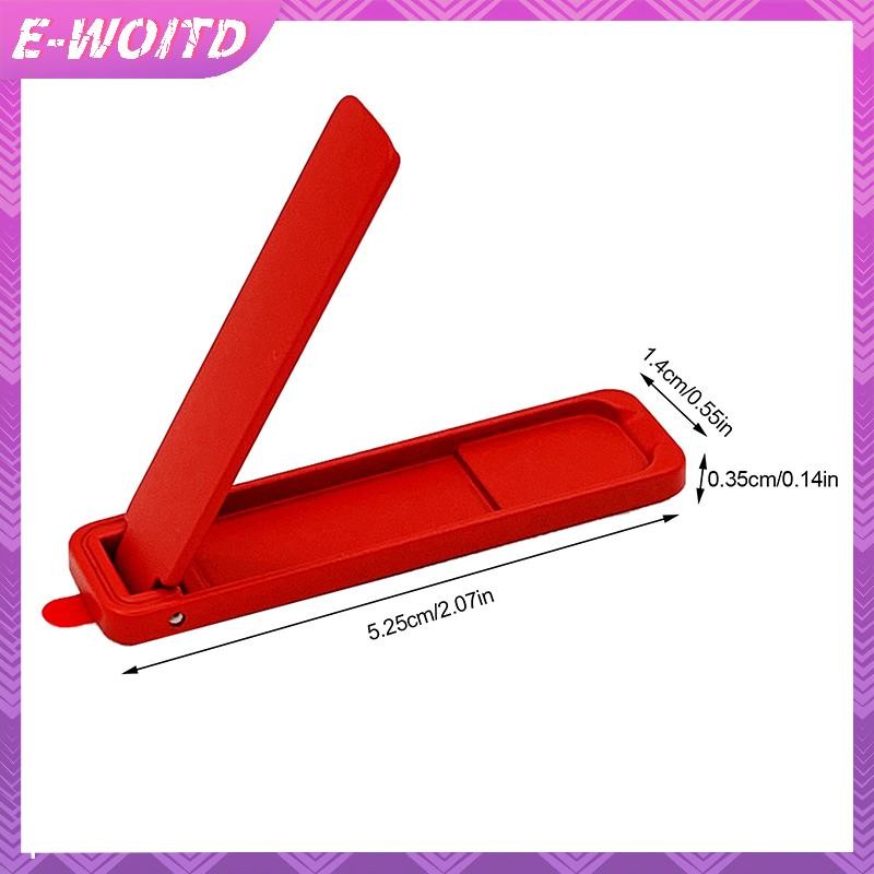 E-woitd Siêu Mỏng Mini Giá Đỡ Kim Loại Gấp Điện Thoại Di Động Mặt Sau Miếng Dán Vô Hình Điện Thoại Di Động Để Bàn Hỗ Trợ Giá Đỡ Điện Thoại HNVN