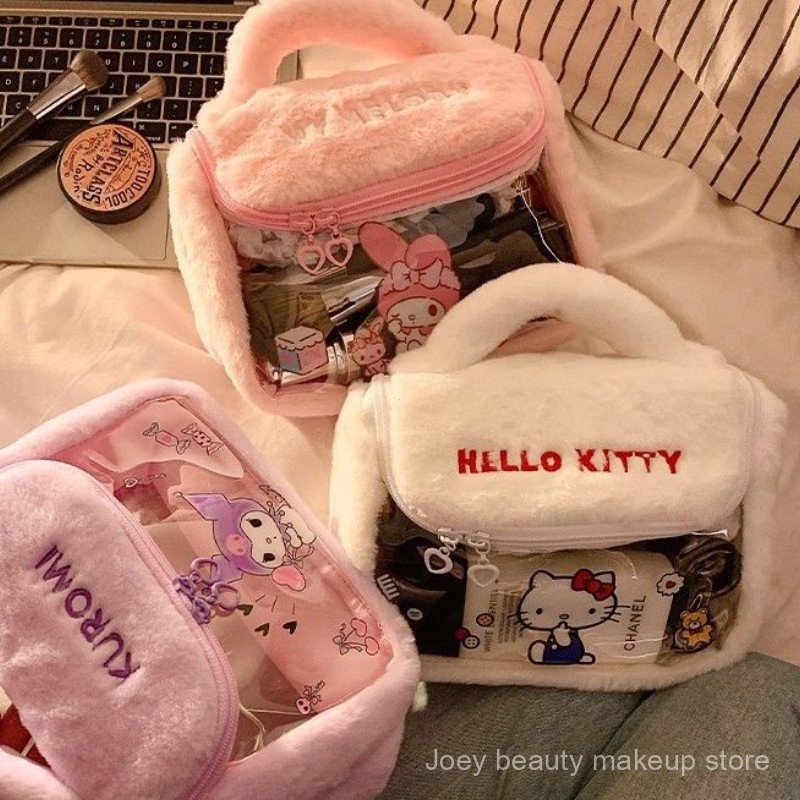 Túi đựng mỹ phẩm sang trọng Hello Kitty JCOP dễ thương