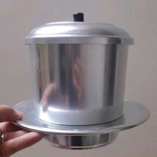 Phin pha cafe nhôm lớn (loại to) pha chế nhà hàng loại to 1kg - tăng vị đậm đà cho cafe - Hùng Home