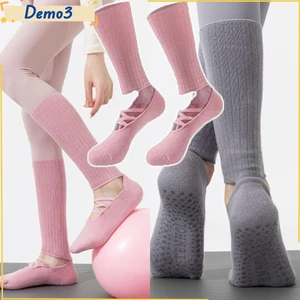 Tất Pilates và Yoga bằng vải Cotton thoáng khí, chống trượt - Style Harajuku