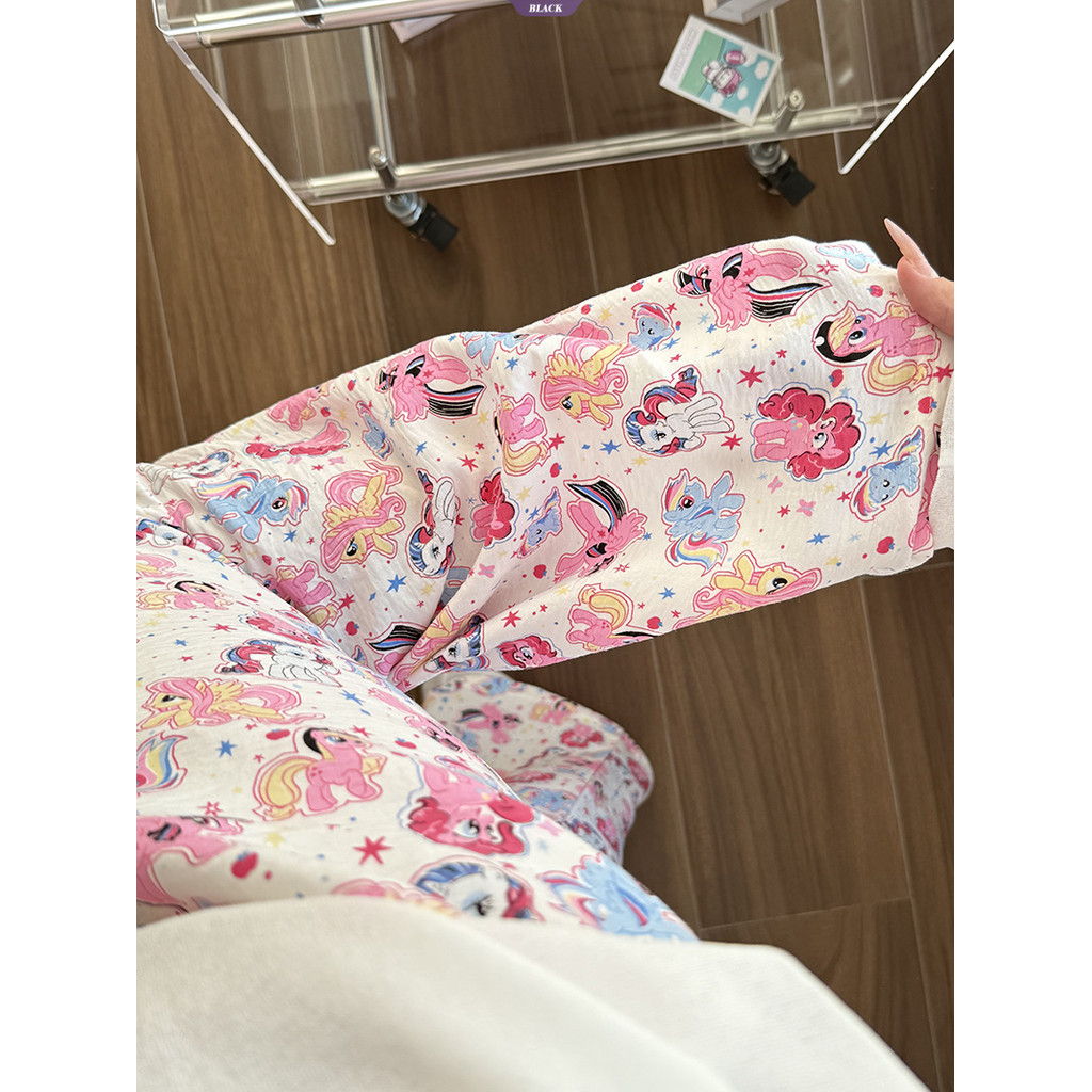 Pyjama My Little Pony cho nữ, phong cách Hàn Quốc, phù hợp mặc mùa hè