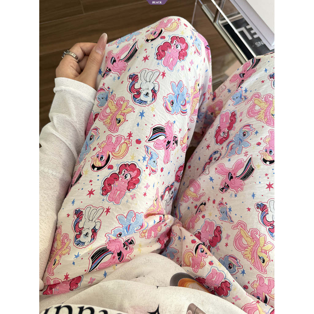 Pyjama My Little Pony cho nữ, phong cách Hàn Quốc, phù hợp mặc mùa hè