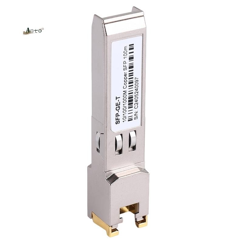 Mô-đun SFP Công tắc RJ45 Gbic 10 / 100 / 1000 Đầu nối SFP Đồng RJ45 SFP ...