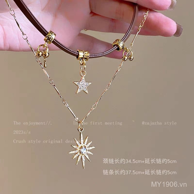 Vòng cổ phong cách Trung Quốc, dây bện gốm đính cườm thời trang
