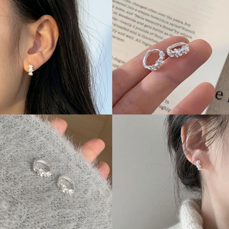 Phong cách mới, bông tai hoa cao cấp - Sang trọng và thanh lịch