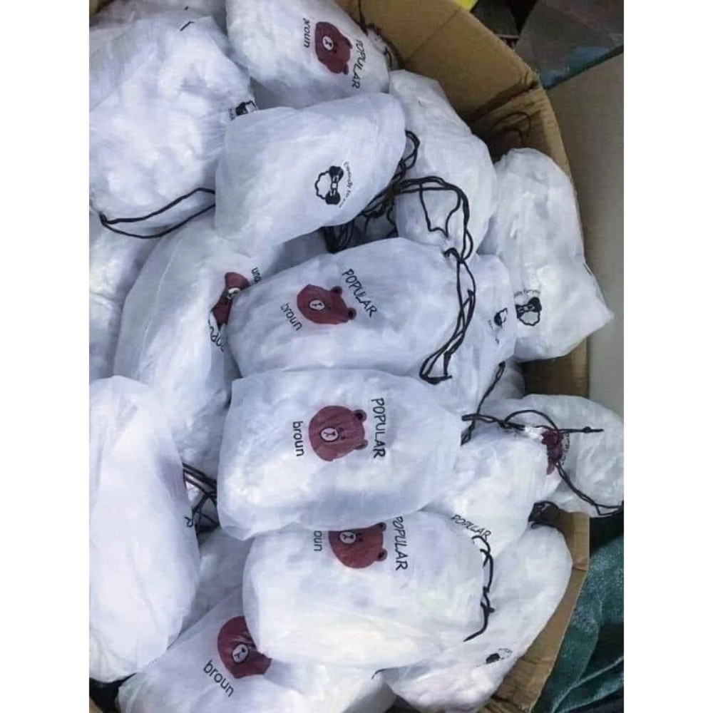 Combo 5 Bịch Màng Bọc Thực Phẩm Co Giãn Tái Sử Dụng - Set 100 Túi Gấu Bọc Thức Ăn Đa Năng | DT006