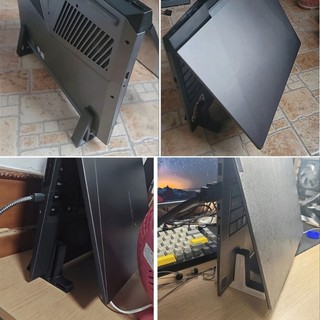 Đế đựng Laptop dọc bằng nhựa XY Bộ sắp xếp máy tính để bàn tiết kiệm không gian an toàn cho Y9000P