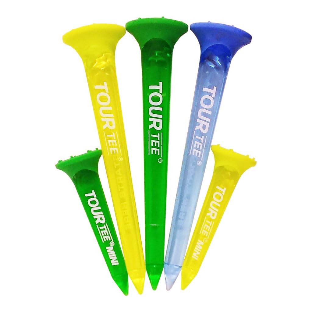 Tour Tee Combo Neon – Tee golf neon, bền cao su & polycarbonate, tăng độ chính xác khi đánh driver