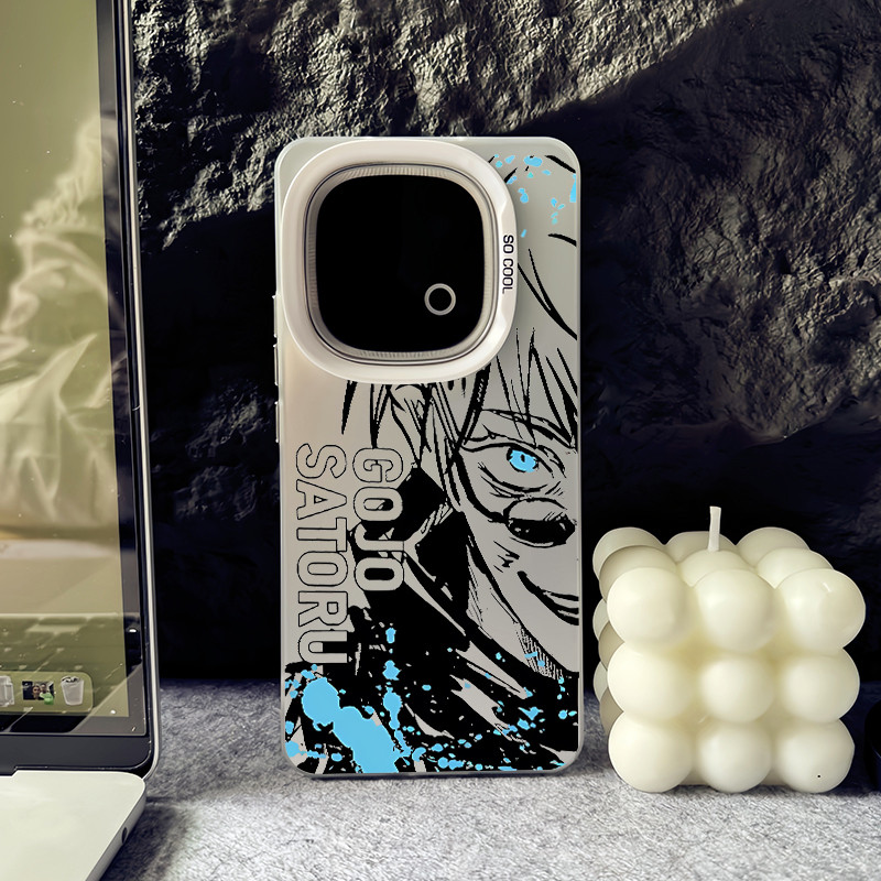 Jujutsu Kaisen‌ Ốp Điện Thoại GOJO SARORU CHOSO Cho iQOO 15 13 12 Pro Z10 Turbo Z9 Z9X Neo 11 / Neo 10 Pro Neo 9 Micro Matte Frosted Phone Case cho iQOO Z9 Turbo Z8 Vỏ iQOO Chống Sốc