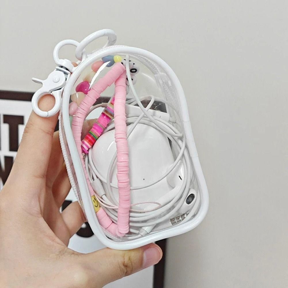 1 Túi Bảo Quản, Cáp Dữ Liệu Tai Nghe Du Lịch Ngoài Trời Cáp Dữ Liệu Hộp Bảo Quản, Vỏ Bảo Vệ Tròn Hộp Tổ Chức Di Động