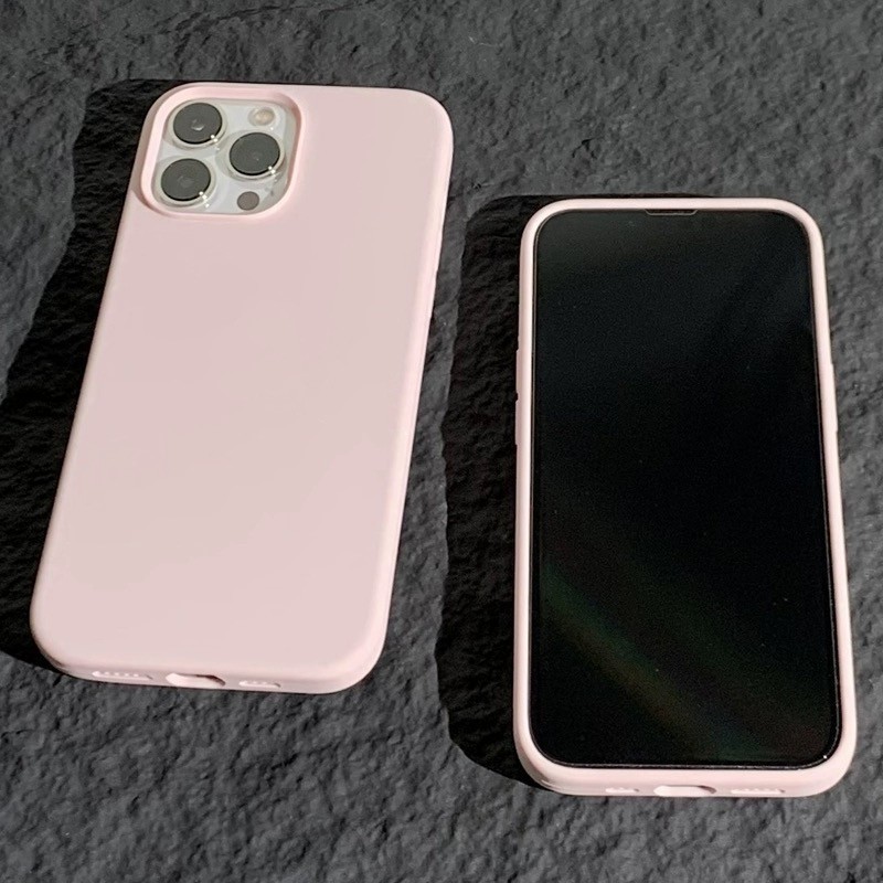 Ốp Điện Thoại Silicon Lỏng Bột Cát Cho iPhone 17ProMax 16 15 14 13 12 11ProMax Bảo Vệ Toàn Diện Chống Sốc Vỏ Mềm Bảo Vệ