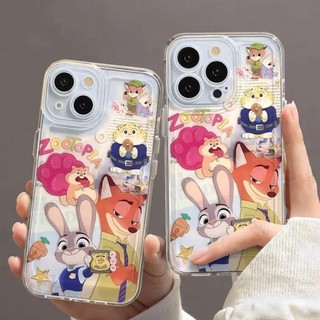Ốp điện thoại Zootopia cho iPhone 11, / 16 12 / 13 / 14 / 15pro Max, Thời trang, cá tính sáng tạo thú vị. Vỏ trong suốt, chống thấm nước, chống sốc, vỏ bảo vệ