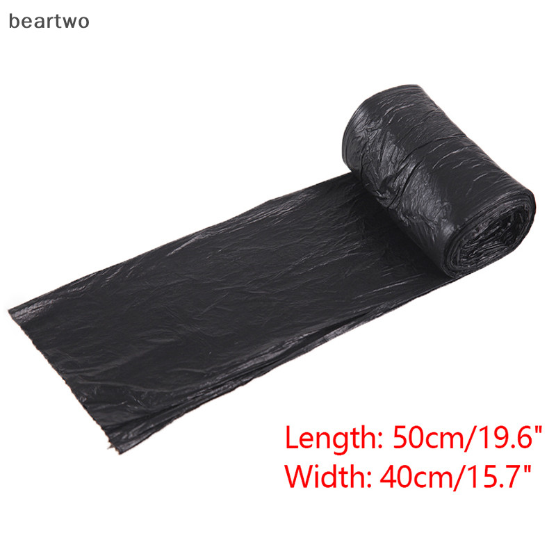 < Beartwo > 1 Cuộn 50 * 60cm Túi Đựng Rác Đơn Màu Dày Môi Trường Tiện Lợi Túi Đựng Rác Nhựa Dùng Một Lần Túi Nhựa Đen Rác Đẹp