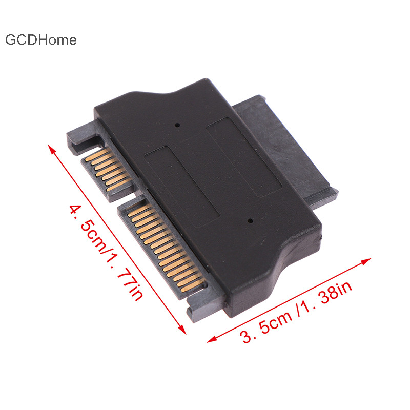 Gcdhome Slimline Adapter SATA 7 + 15 22Pin Nam Sang Slim SATA 7 + 6 13Pin Nữ Adapter HOT