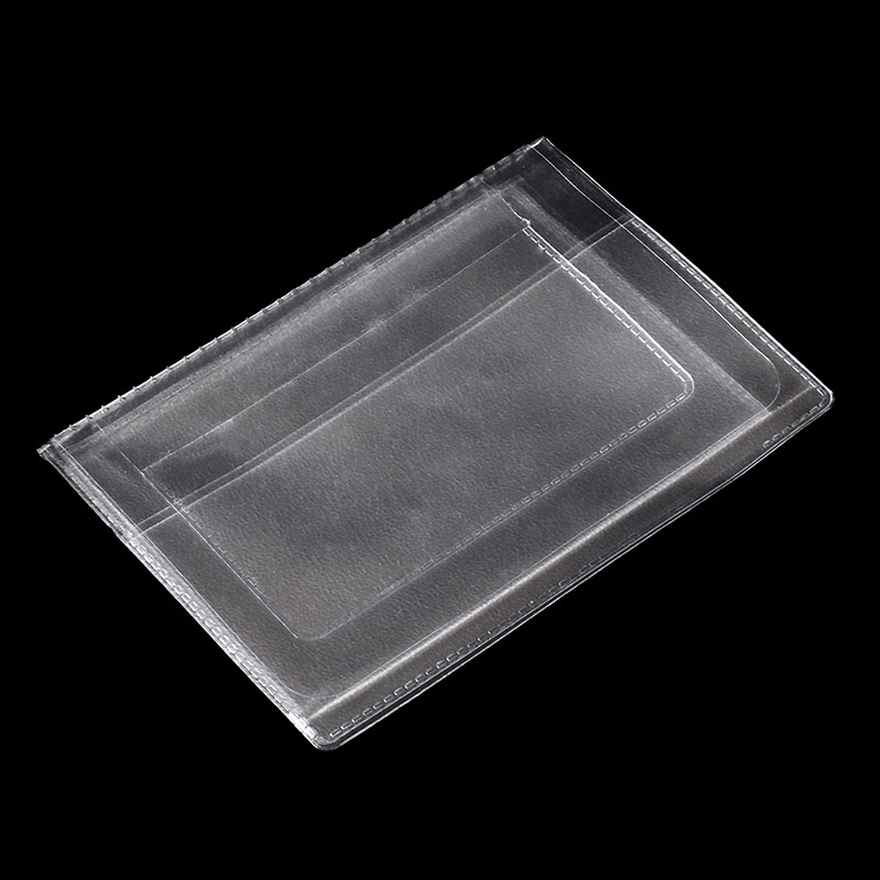 Gcdhome PVC trong suốt tài liệu bao gồm vỏ giấy phép lái xe Nga bảo vệ thẻ ID HOT
