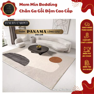 Thảm Panama Lông Cừu Họa Tiết Sang Chảnh, Làm Cho Căn Nhà Thêm Trang Trọng (2) - Memminbedding Luxury
