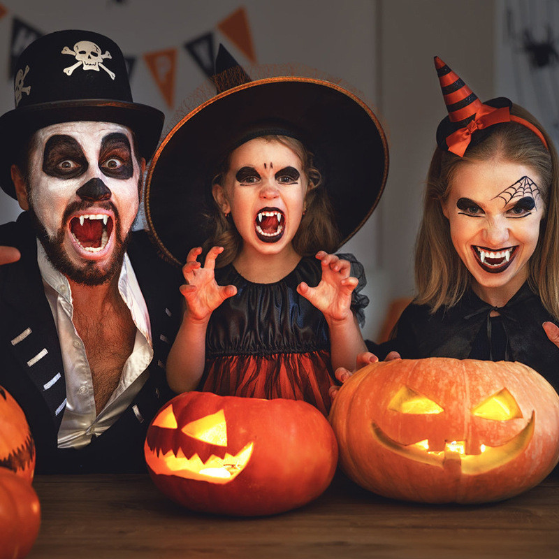 Trang trí Halloween Ma cà rồng Răng nanh Răng giả Đạo cụ Halloween Cosplay Đạo cụ Giả Fangs Đạo cụ