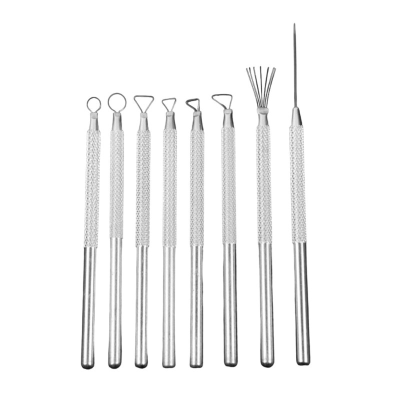 SA 8 Dụng cụ điêu khắc đất sét gốm: máy cắt dây, dao khoét, dụng cụ tạo mô hình