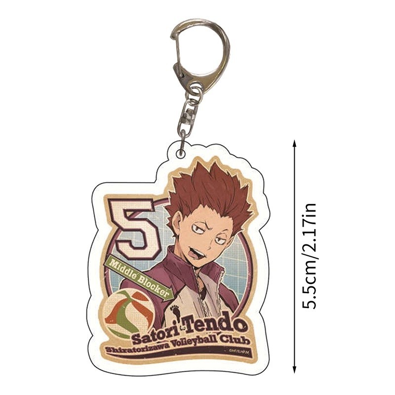 Móc Khóa Hình Các Nhân Vật Anime Haikyuu Kageyama Hinata Kenma Kozume