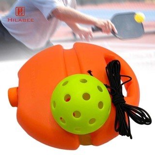 Hilabee Công cụ tập luyện bóng Pickleball Pickleball Rebounder Pickleball Ball có dây Di động Cải thiện tốc độ Pickleball cho người mới bắt đầu