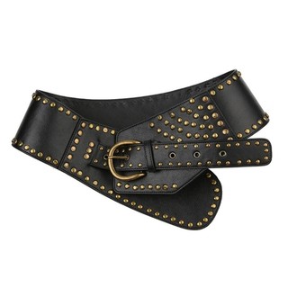 Calico Punk Đinh Tán Đính Thắt Lưng Nam Nữ Corset Thắt Lưng Phù Hợp Với Quần Jean Dây Thắt Lưng