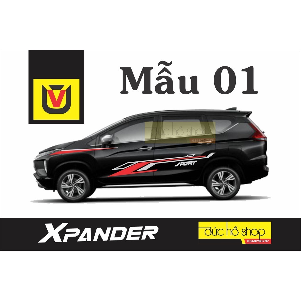 Tem Mitsubishi Xpander { 5 mẫu cho xe mầu đen ] VIP TXD | Shopee Việt Nam