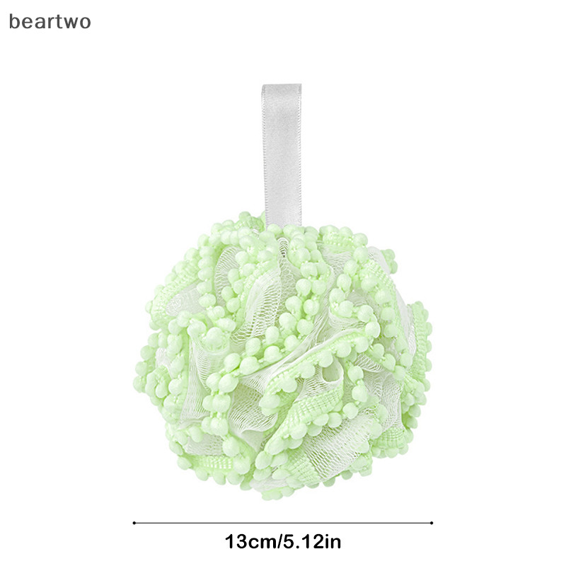 < Beartwo > Bàn chải làm sạch da bằng lưới mềm Bọt biển tắm Puff Tẩy tế bào chết Tẩy tế bào chết Phụ kiện tắm hoa đẹp