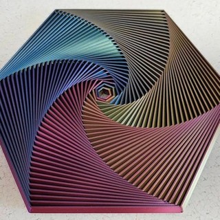 Trang Trí Nhà Cửa Phong Cách Mới Fractal Fidget Lục Giác Chia Annoying Lục Giác Giải Nén Dụng Cụ Tiện Dụng