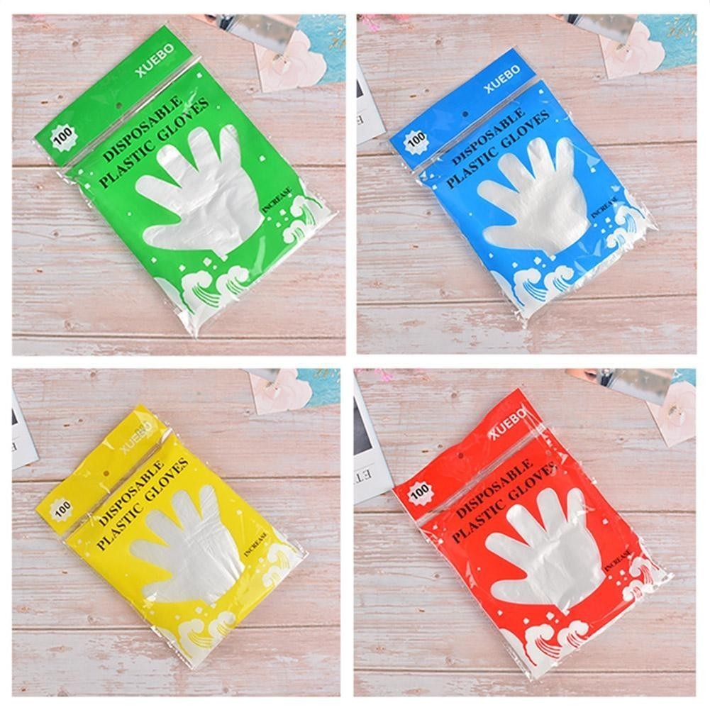 remoingay90 100 Cái / túi Phim Găng Tay Dùng Một Lần Để Bảo Vệ Tiện Lợi Tay Hộ Gia Đình Hợp Âm Thực Phẩm