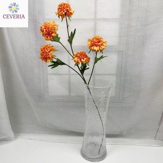 Cành hoa Hạ đông trung tú cầu 6 bông kèm lá cao 60 cm trang trí siêu đẹp