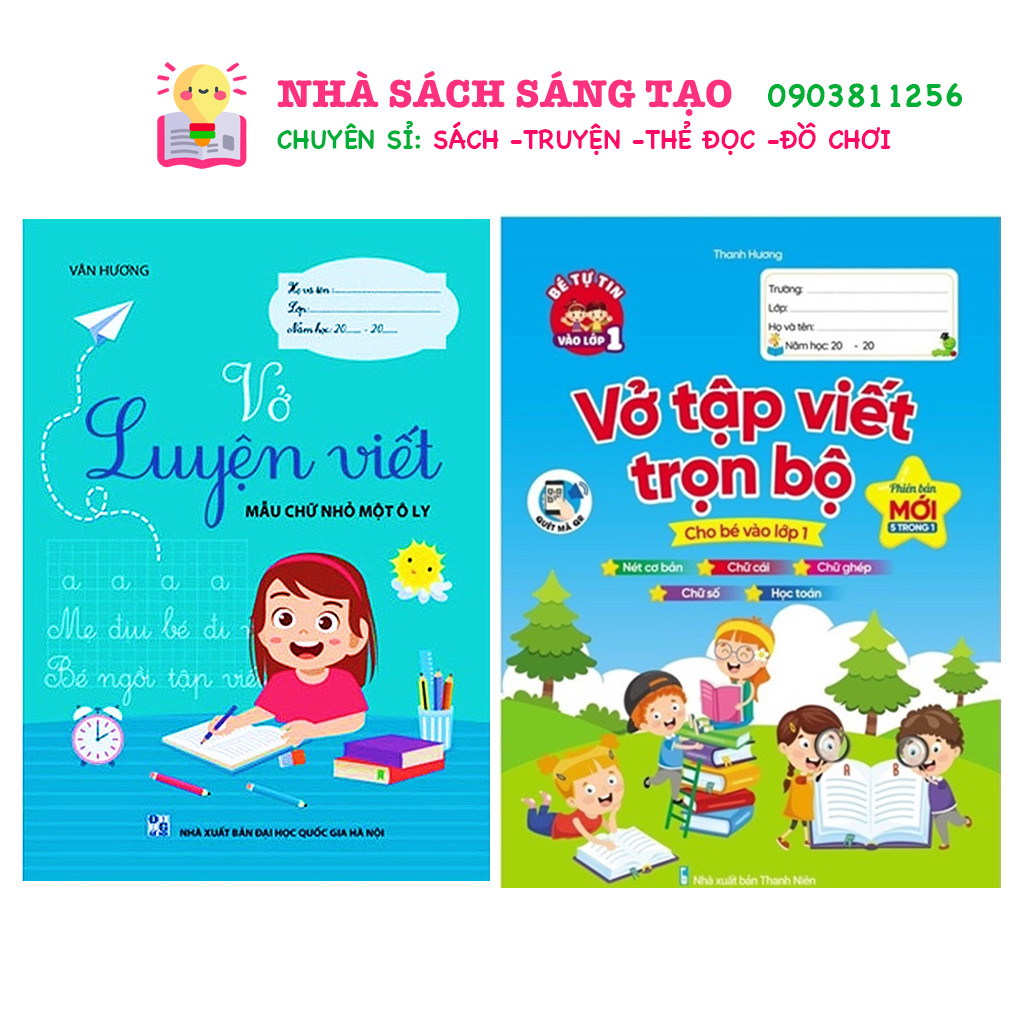 Ảnh Sách Vở Luyện Viết Mẫu Chữ Nhỏ Một Ô Ly - Luyện Viết Chữ Đẹp Cho Bé 1