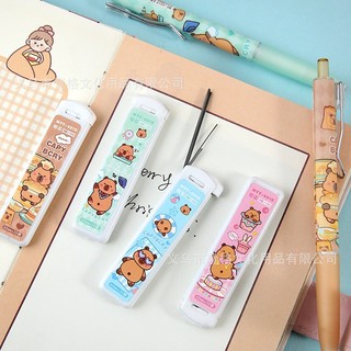 Set Bút Chì Bấm Kèm Ngòi Hình Capybara 3