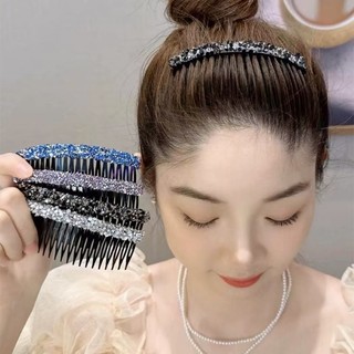 Lược Chải Tóc Pha Lê - Kẹp Lược Chèn Sáng Bóng - Phụ Kiện Tóc Bé Gái - Dụng Cụ Phân Loại Tóc Gãy - Thời Trang, Thanh Lịch, Nhựa