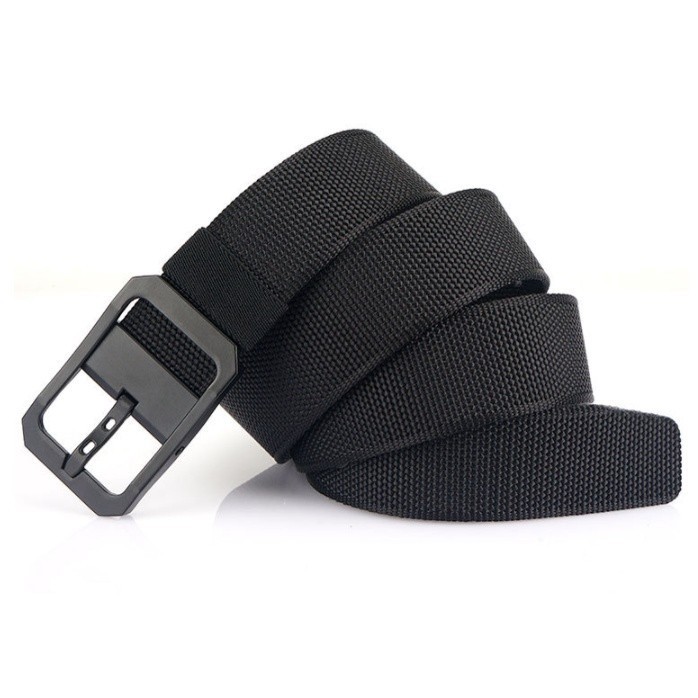 Thắt lưng nam vải dù cao cấp_Men's Canvas Webbed Belt