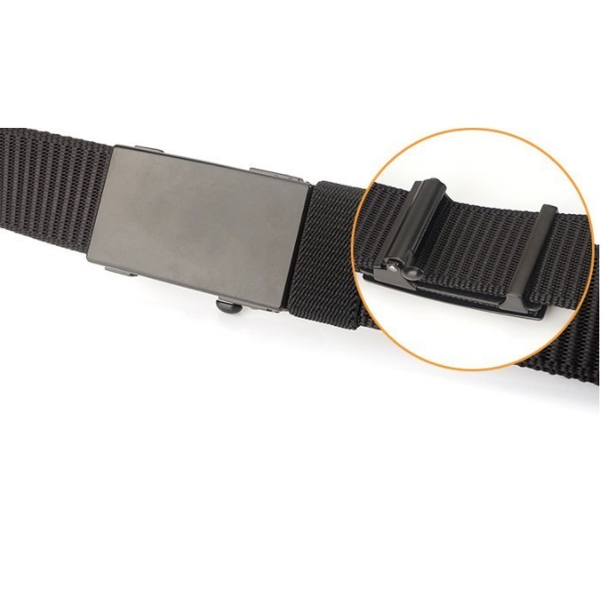Dây Nịt Nam Thời Trang Vải Dù Cao Cấp – Khóa Tự Động_Men belt canvas