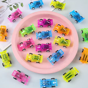 Mini Trong Suốt Kéo Lại Đua Xe Đồ Chơi Xe Ô Tô Dễ Thương Bé Trai Kéo Lại Series