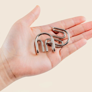 Bộ đồ chơi giải đố trí tuệ 8 món - Chất liệu inox ALINE