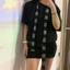 Cotton Stripe Long Scarf Photography Narrow Scarf Neckwrap Casual Wear Neckwrap