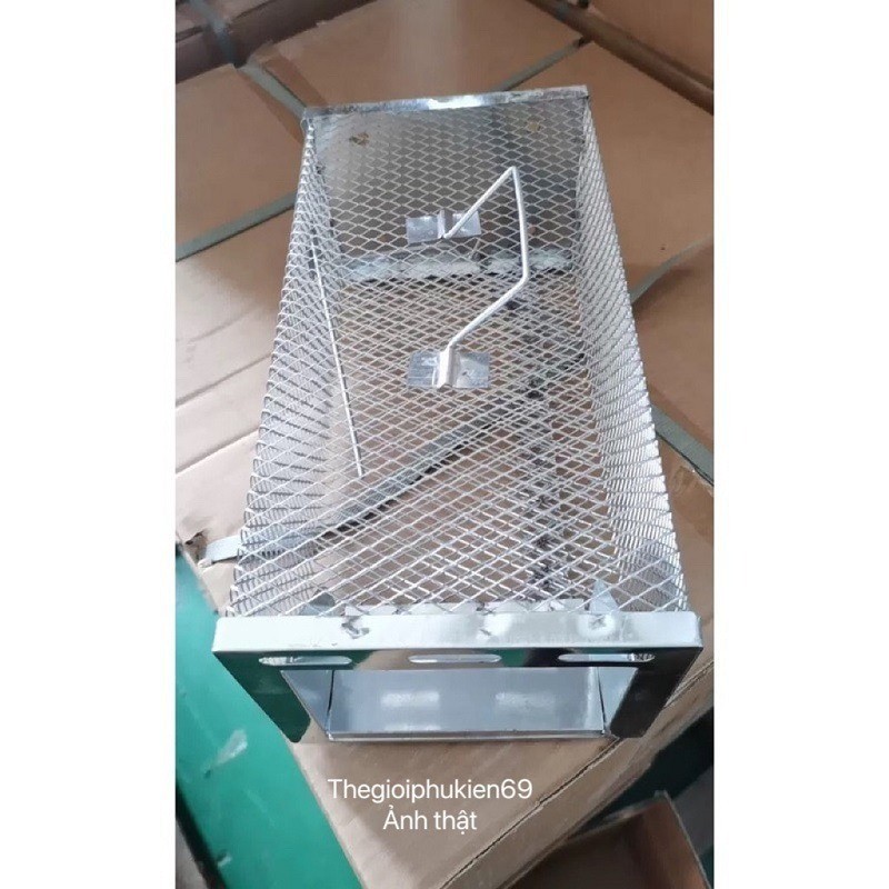 Bẫy chuột, Lồng bắt chuột, Máy bắt chuột tự động chất liệu thép không rỉ sử dụng được lâu dài