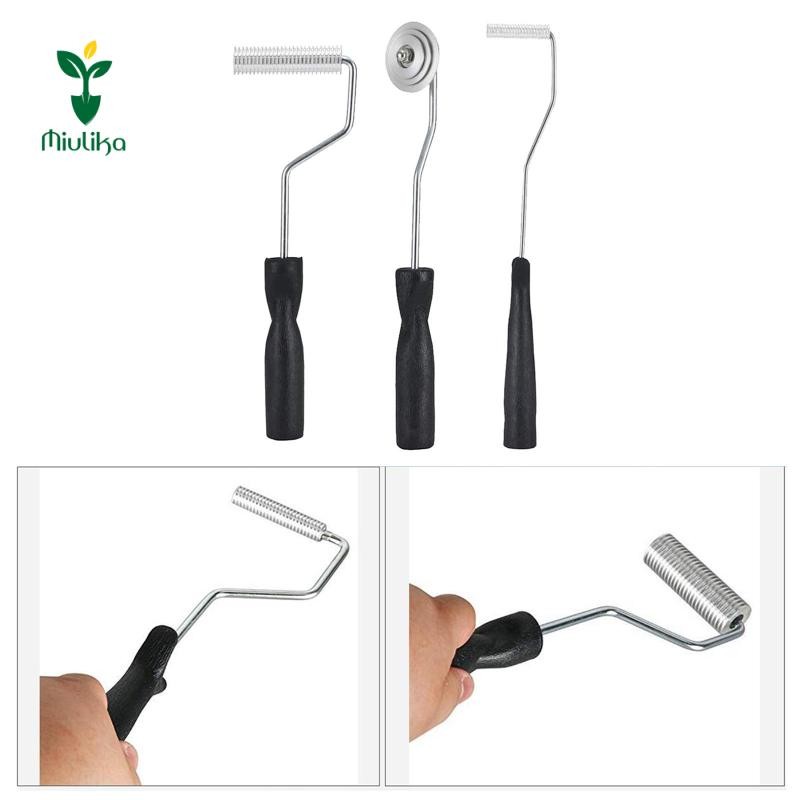 Bộ dụng cụ con lăn sợi thủy tinh, Bộ 3 con lăn cán nhựa sợi thủy tinh, Dụng cụ mái chèo bong bóng cho bồn tắm, vòi hoa sen, sửa chữa thuyền