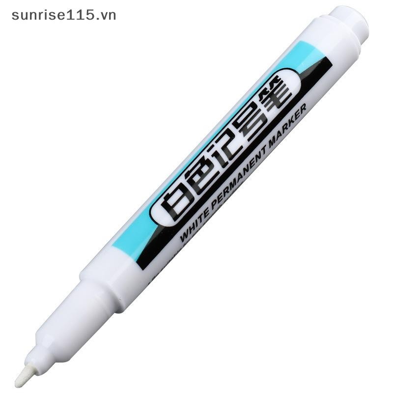 Srvn 0.7 / 1.0 / 2.5mm Bút đánh dấu màu trắng chống nước Bút kẻ sọc sơn Bút lốp ô tô.