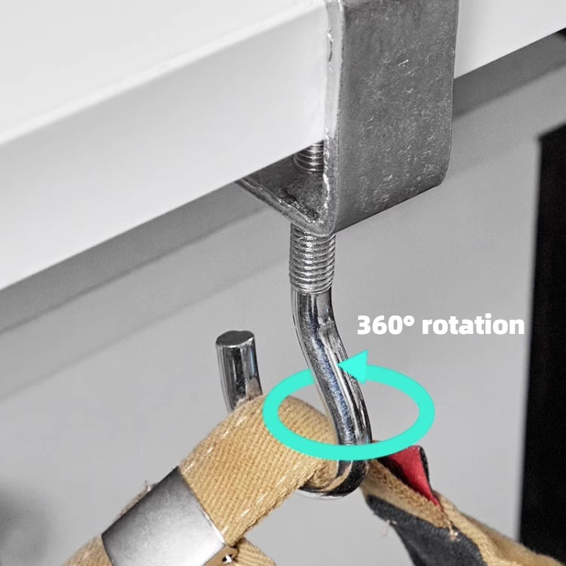 Di Động Có Thể Điều Chỉnh Bàn Bên Ba Lô Móc Thép Carbon Xoay Được Túi Treo Móc Treo Túi Xách Có Thể Tháo Rời Kệ Bàn Học Sinh Có Thể Tháo Rời Móc Treo
