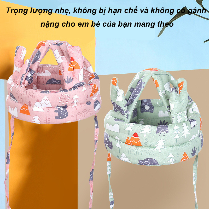 【SKISOPGO】Mũ bảo vệ đầu cho bé,Mũ bảo hiểm chống rơi gối cho bé tập đi,Mũ chống té ngã cho bé，Bảo vệ bé mà vẫn thoáng